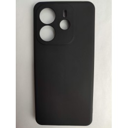 Чехол силиконовый Xiaomi Redmi Note 14 Soft Touch матовый черный