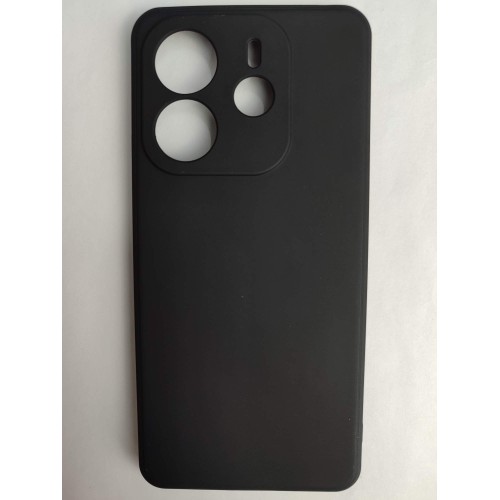 Чехол силиконовый Xiaomi Redmi Note 14 Soft Touch матовый черный