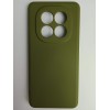 Чехол силиконовый Xiaomi Redmi Note 15 Pro Silicone Cover без лого хаки