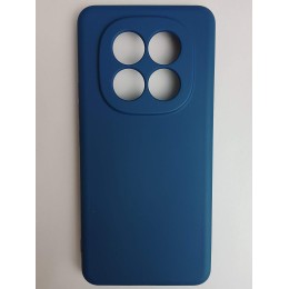 Чехол силиконовый Xiaomi Redmi Note 15 Pro Silicone Cover без лого синий
