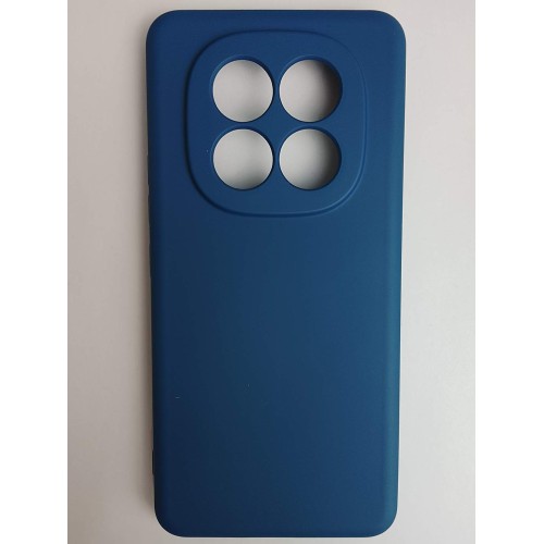 Чехол силиконовый Xiaomi Redmi Note 15 Pro Silicone Cover без лого синий