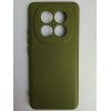 Чехол силиконовый Xiaomi Redmi Note 15 Silicone Cover без лого хаки