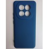 Чехол силиконовый Xiaomi Redmi Note 15 Silicone Cover без лого синий