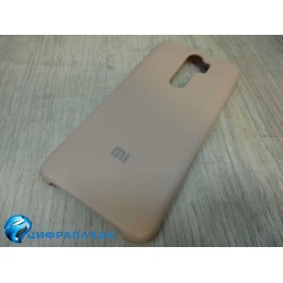 Чехол силиконовый Xiaomi Redmi Note 8 Pro Silicone Cover бежевый