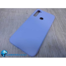 Чехол силиконовый Xiaomi Redmi Note 8 Silicone Case New Era голубой