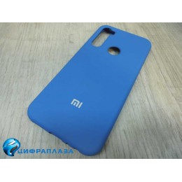 Чехол силиконовый Xiaomi Redmi Note 8T Silicone Cover синий