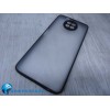 Чехол силиконовый Xiaomi Redmi Note 9T прозрачный с цв. бортиками и защитой камеры черный
