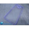 Чехол силиконовый Xiaomi Redmi Note 9T прозрачный с цв. бортиками и защитой камеры сиреневый
