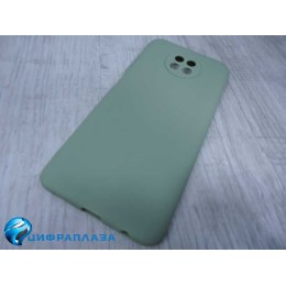 Чехол силиконовый Xiaomi Redmi Note 9T Soft Touch матовый фисташковый