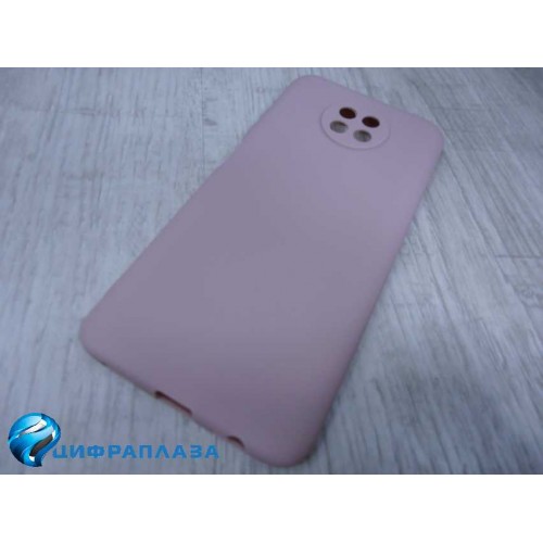 Чехол силиконовый Xiaomi Redmi Note 9T Soft Touch New розовое золото