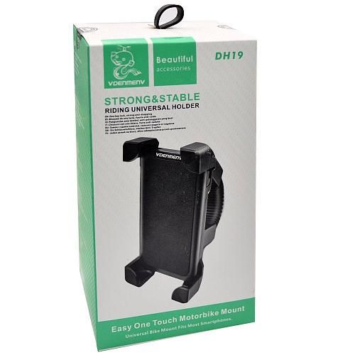 Держатель для телефона на велосипед DENMEN DH 19 черный