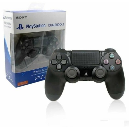Джойстик PS4 беспроводной черный