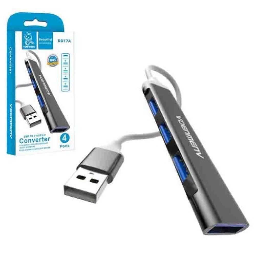 Хаб USB DENMEN DU17A (4 порта USB3.0/0.25m)