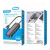 Хаб USB KAKUSIGA KSC-1409-K (3USB2.0+1USB3.0) черный