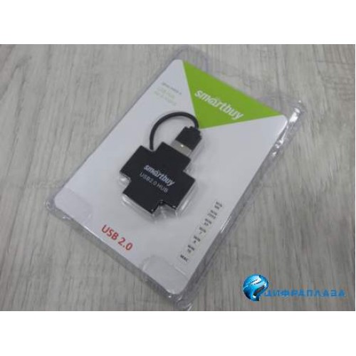 Хаб USB SMARTBUY 4 порта STHA-6900-K черный