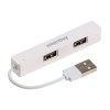 Хаб USB SMARTBUY SBHA-408-K (4 порта 4USB2.0) белый