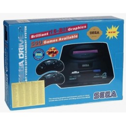 Игровая приставка SEGA 16 Bit Megadrive (368 игр) синяя коробка