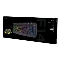 Игровой набор (клавиатура+мышь) SMARTBUY F14 черный