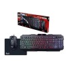 Игровой набор (клавиатура+мышка+коврик) SMARTBUY RUSH Shotgun 307728G черный