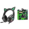 Игровые полноразмерные проводные наушники HOCO W107 Elf Cat