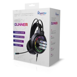 Игровые полноразмерные проводные наушники SMARTBUY GUNNER (1,8м)