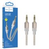 Кабель AUX - AUX HOCO UPA32 (1m/текстиль) золотой