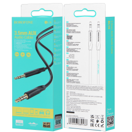 Кабель AUX BOROFONE BL16 (1m) черный