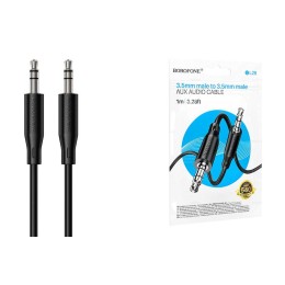 Кабель AUX BOROFONE BL26 (1m) черный