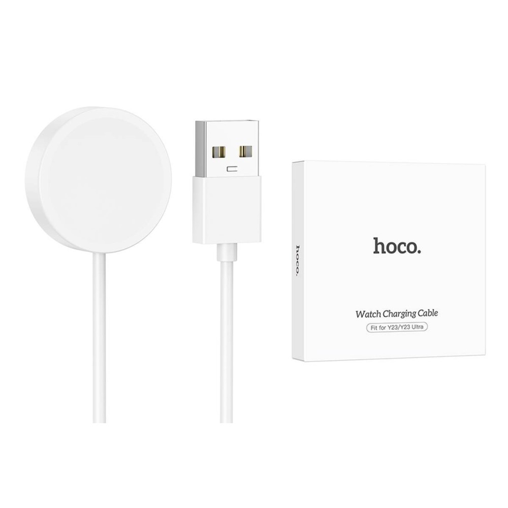 Кабель для смарт-часов HOCO Y23/Y23 Ultra (5W/60см/1A) белый
