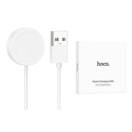 Кабель для смарт-часов HOCO Y23/Y23 Ultra (5W/60см/1A) белый