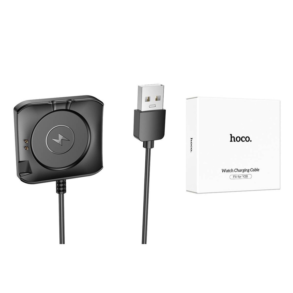 Кабель для смарт-часов HOCO Y28 (5W/60см/1A) черный