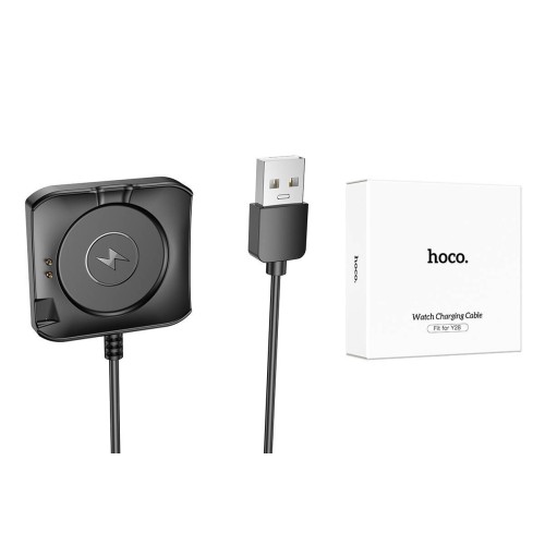 Кабель для смарт-часов HOCO Y28 (5W/60см/1A) черный