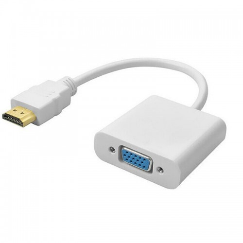 Кабель HDMI - VGA ENERGY POWER (20см/в пакете) белый