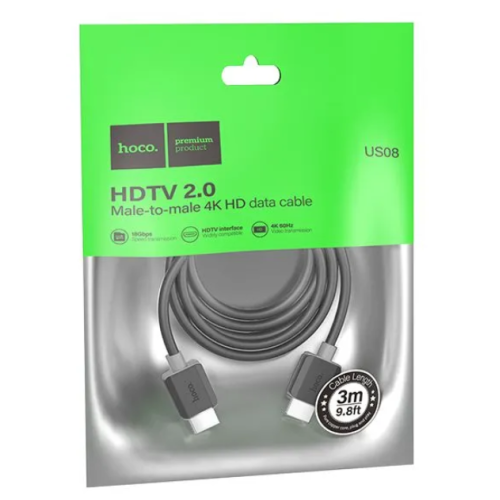 Кабель HDMI HOCO US08 HDTV 4K 3m