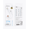 Кабель Lightning - Type-C BOROFONE BX116 (27W/1m/текстиль) белый