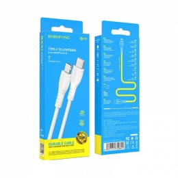 Кабель Lightning - Type-C BOROFONE BX51 (20W/3A/1m) белый