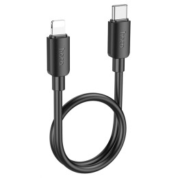 Кабель Lightning - Type-C HOCO (20W/1m/тех.упаковка) черный