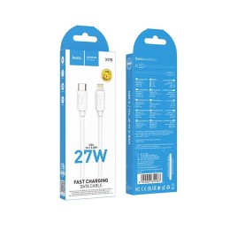 Кабель Lightning - Type-C HOCO X115 (27W/3A/1m) белый