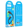 Кабель Lightning - Type-C HOCO X122 (27W/3A/1m/силиконовый) черный