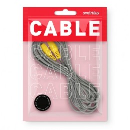 Кабель RCА*1 (M) - RCА*1 (M) SMARTBUY 5m 