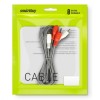 Кабель RCА*2 (M) - RCА*2 (M) SMARTBUY 1.8 м 
