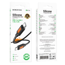Кабель Type-C - Type-C BOROFONE BX114 (60W/3А/1m) черный