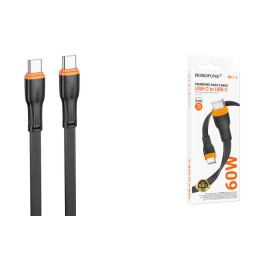 Кабель Type-C - Type-C BOROFONE BX118 (60W/3A/1m) черный