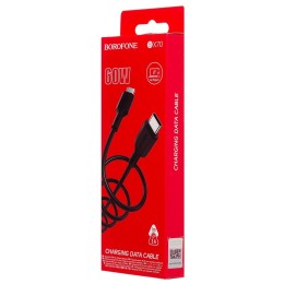 Кабель Type-C - Type-C BOROFONE BX70 (60W/3A/1m) черный