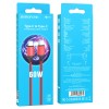 Кабель Type-C - Type-C BOROFONE BX87 (3A/60W/1m/текстиль) красный