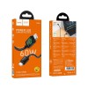 Кабель Type-C - Type-C HOCO U146 (60W/3A/1.2m/LED инд/текстиль) черный