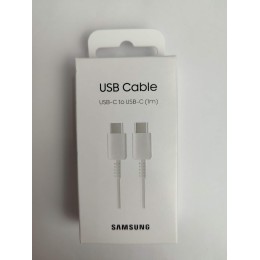 Кабель Type-C - Type-C SAMSUNG (3A/1m) белый ORG