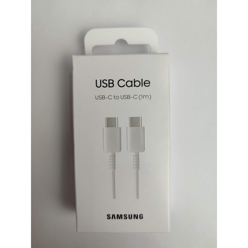 Кабель Type-C - Type-C SAMSUNG EP-DA705 (3A/1m) белый ORG
