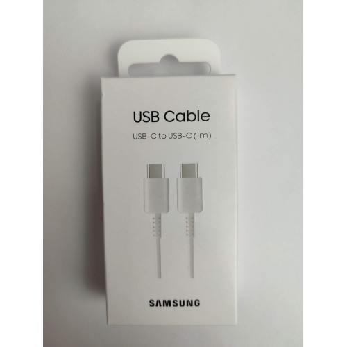 Кабель Type-C - Type-C SAMSUNG EP-DA705 (3A/1m) белый ORG
