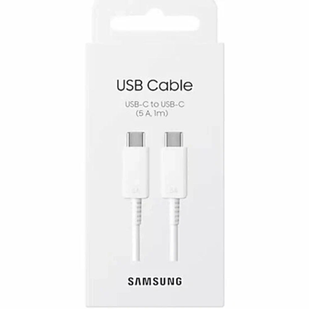Кабель Type-C - Type-C SAMSUNG EP-DN975 (5A/1m) белый ORG